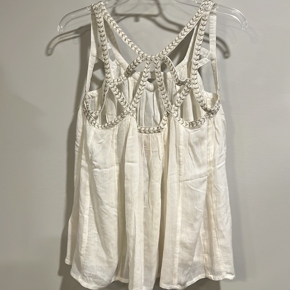 Anthropologie - Vanessa Virginia, cutwork gauze tank - Picture 4 of 14